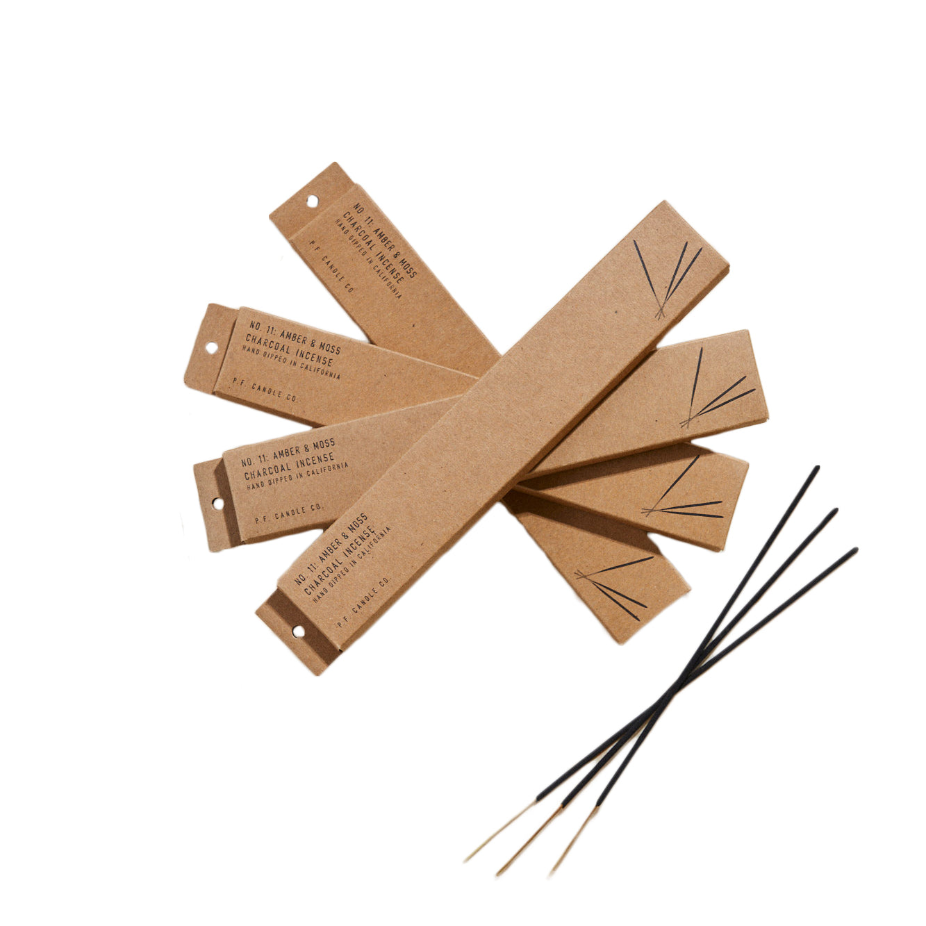 P.F. Candle Co. Amber & Moss - Scent Bundle - Shop the 4 packs of incense sticks bundle.